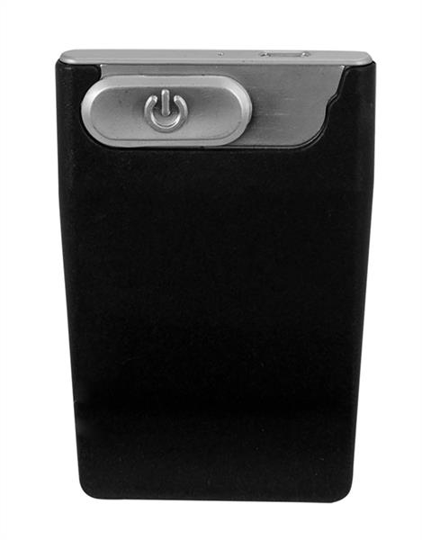 Atomic USB-Feuerzeug im Kreditkartenformat schwarz